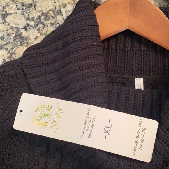 Chunky Ladies Black Sweater XL - Picture 2 of 2